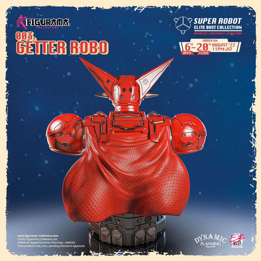 Getter Robo Super Robot Elite Bust 1/3 Getter Robo 26 cm Figurama Collectors