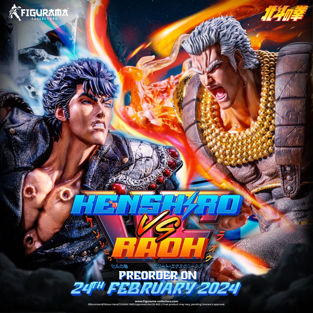 Fist of the North Star Elite Exclusive Statue 1/6 Kenshiro vs Raoh 59 cm Figurama Collectors