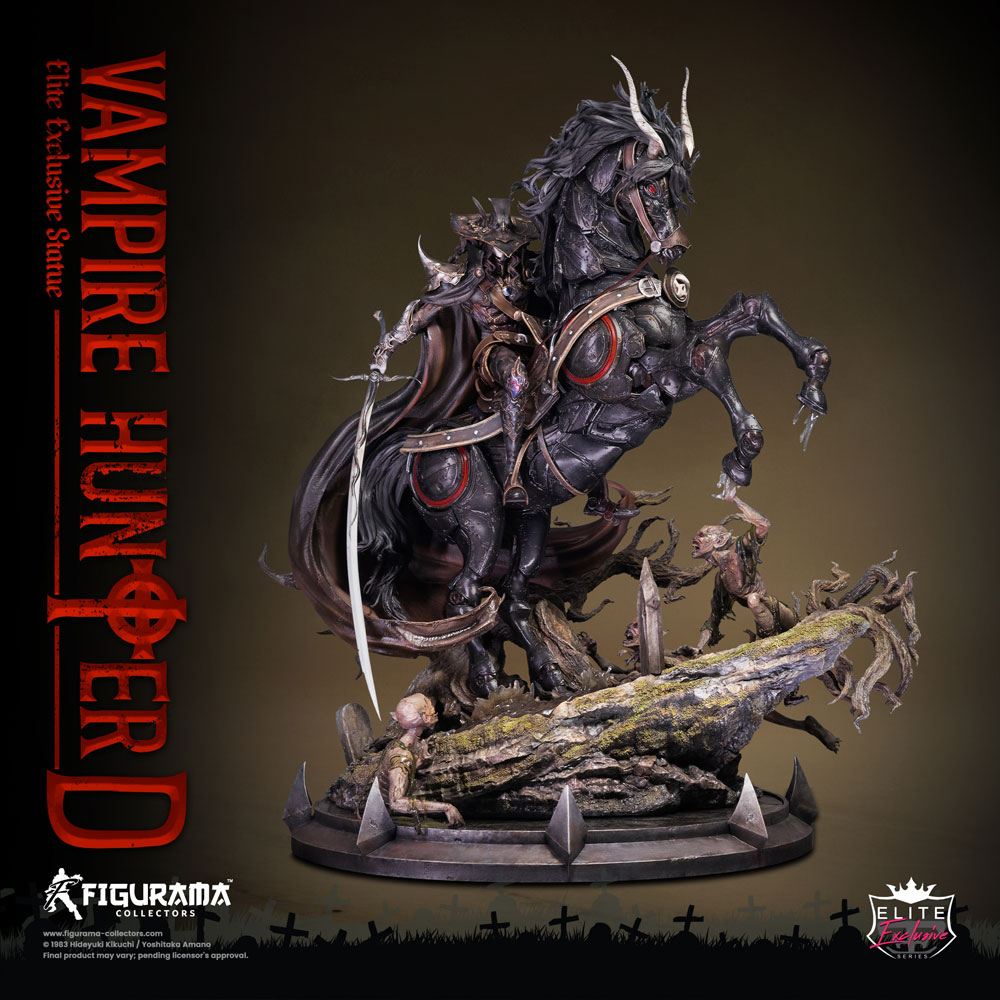 Vampire Hunter D Elite Exclusive Statue 1/6 D on Horse 79 cm Statues