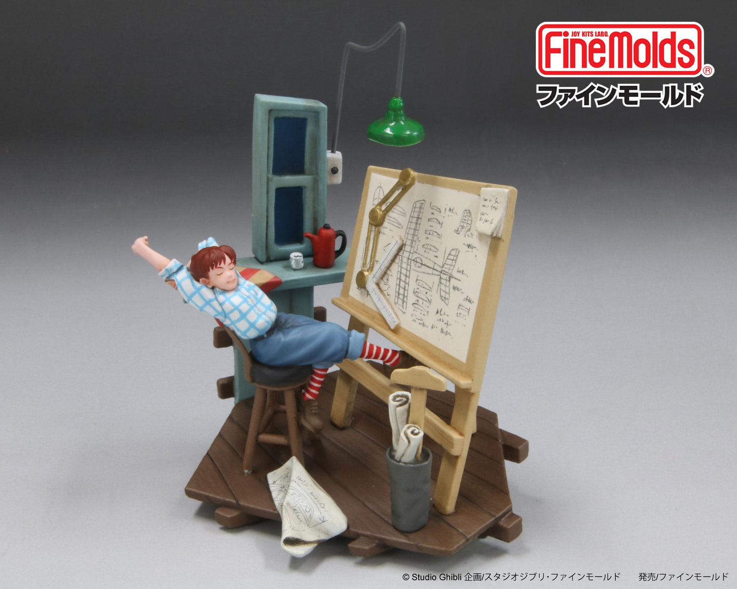 Porco Rosso model kit 1/48 To paint  Sleepless Fio Fine