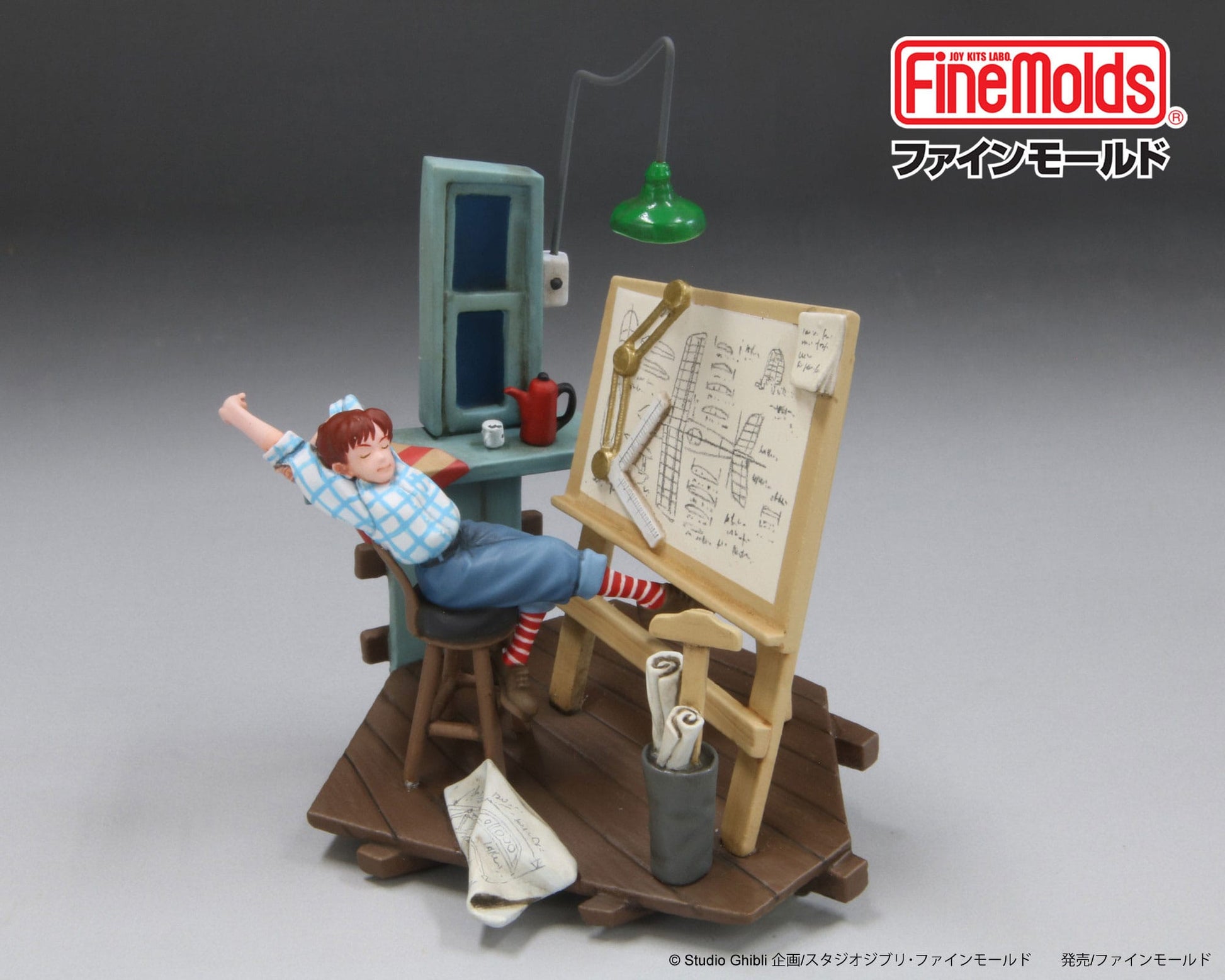 Porco Rosso model kit 1/48 To paint  Sleepless Fio Fine