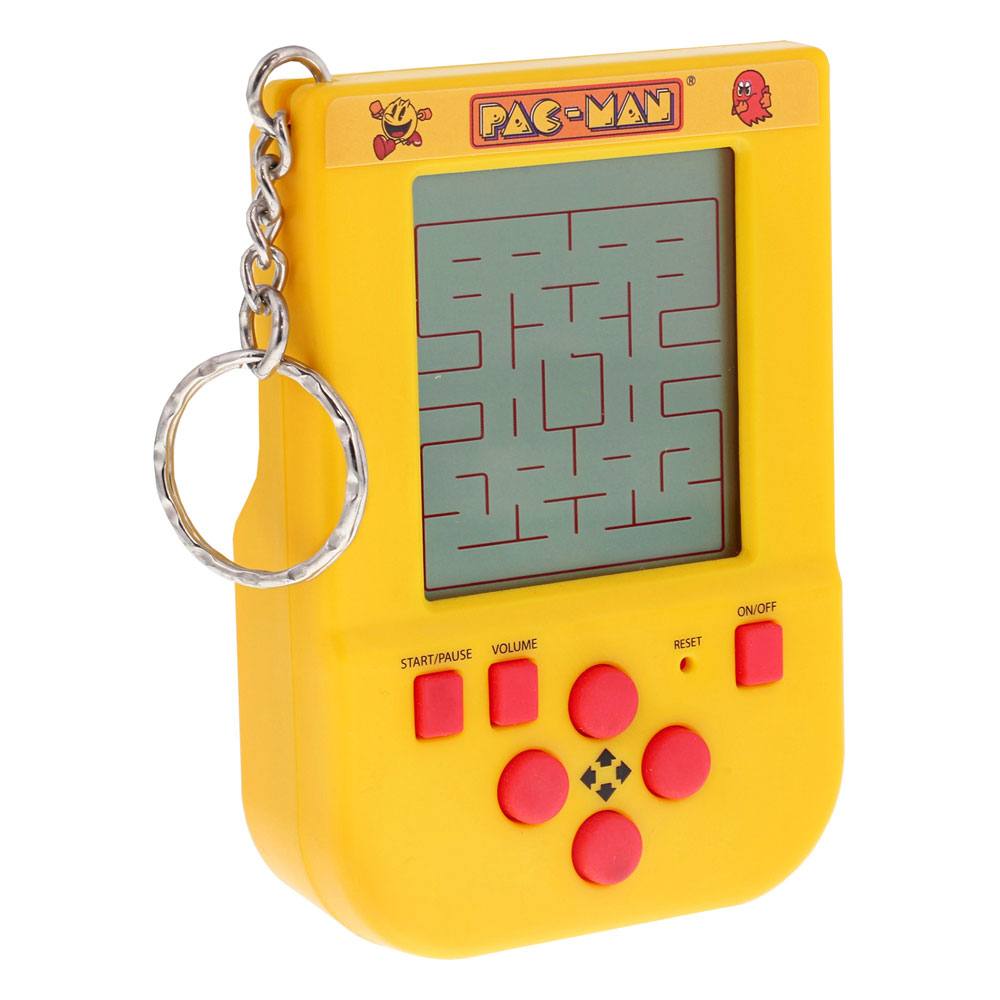 Pac-Man Mini Retro Handheld Video Game Keychain Gadgets