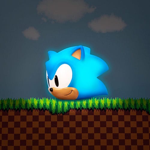 Sonic the Hedgehog Mood Light Sonic Head 12 cm Fizz Creations