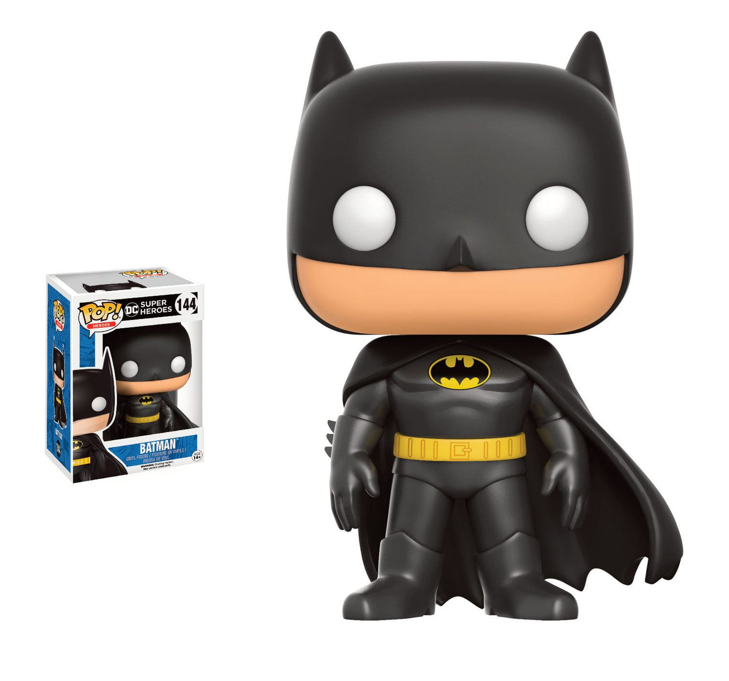 DC Comics POP! Heroes Figure Classic Batman (Flowing Cape) 9 cm POP! Figures