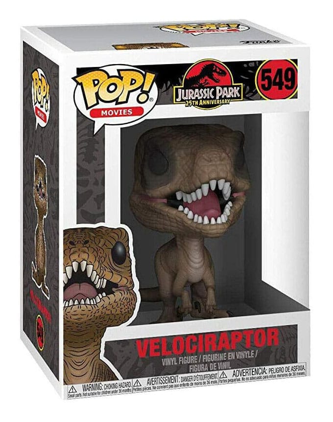 Jurassic Park POP! Movies Vinyl Figure Velociraptor 9 cm Funko