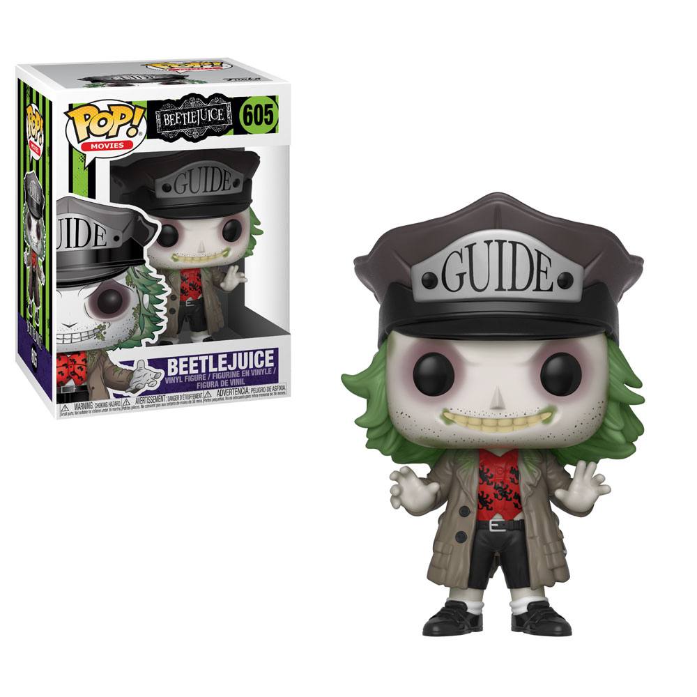 Beetlejuice POP! Horror Vinyl Figure Beetlejuice Guide Hat 9 cm Funko