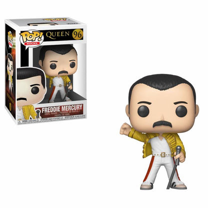 Queen POP! Rocks Vinyl Figure Freddie Mercury Wembley 1986 9 cm Funko POP