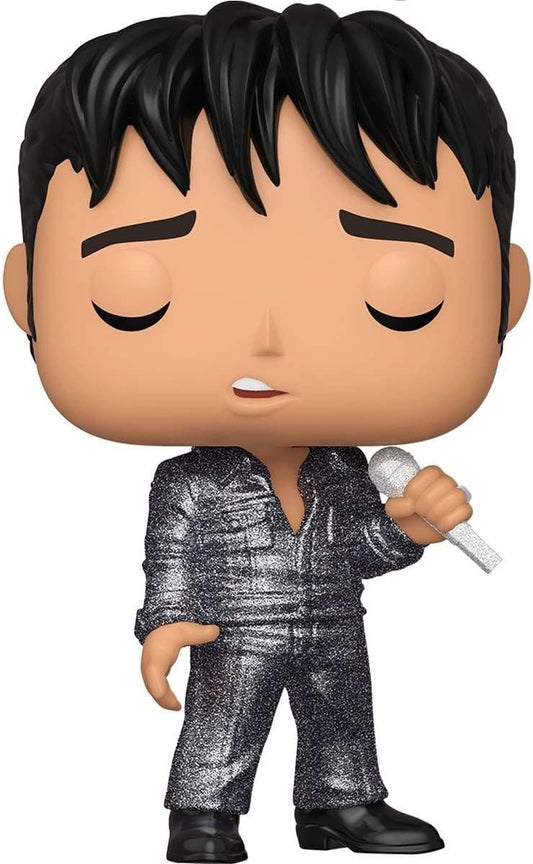 Elvis Presley POP! Rocks Vinyl Figure '68 Comeback Special (DGLT) 9 cm