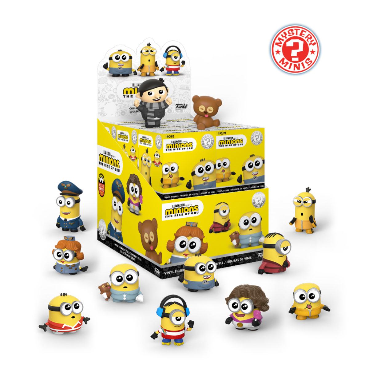 Minions II Mystery Minis Vinyl Mini Figures 6 cm Display (12) Funko POP Funko