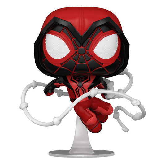 Marvelâ€™s Spider-Man POP! Games Vinyl Figure Miles Morales Red Suit 9 cm POP! Figures