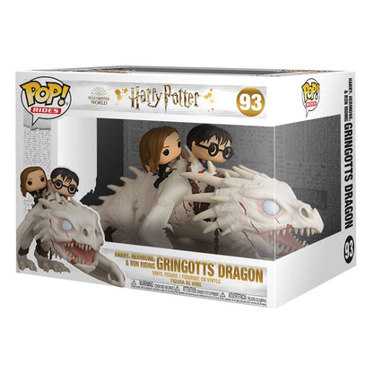 Harry Potter POP! Rides Vinyl Figure Dragon w/Harry, Ron, & Hermione 15 cm Funko