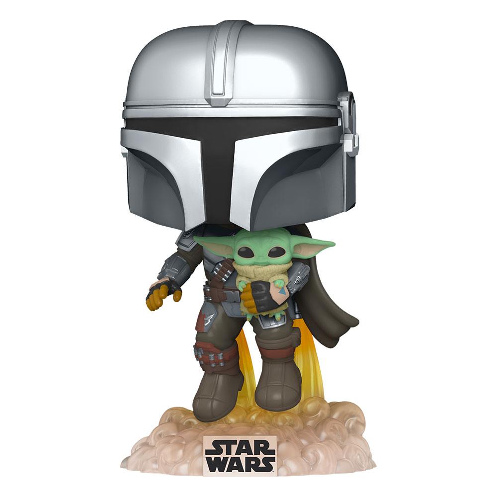 Star Wars The Mandalorian POP! TV Vinyl Figure Mando Flying w/ Jet Pack 9 cm Funko POP Funko