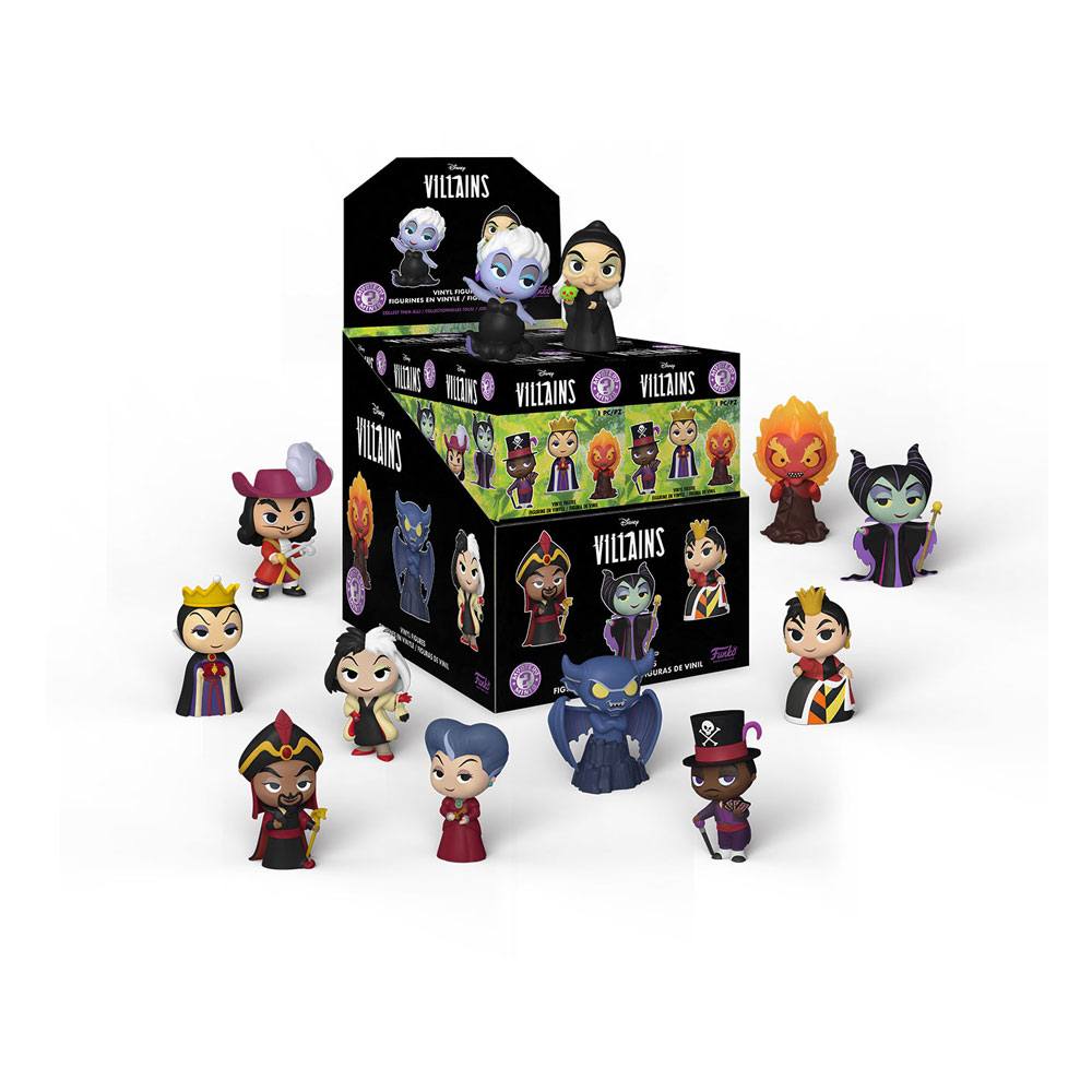 Disney Mystery Mini Figures 5 cm Display Disney Villains (12) Funko