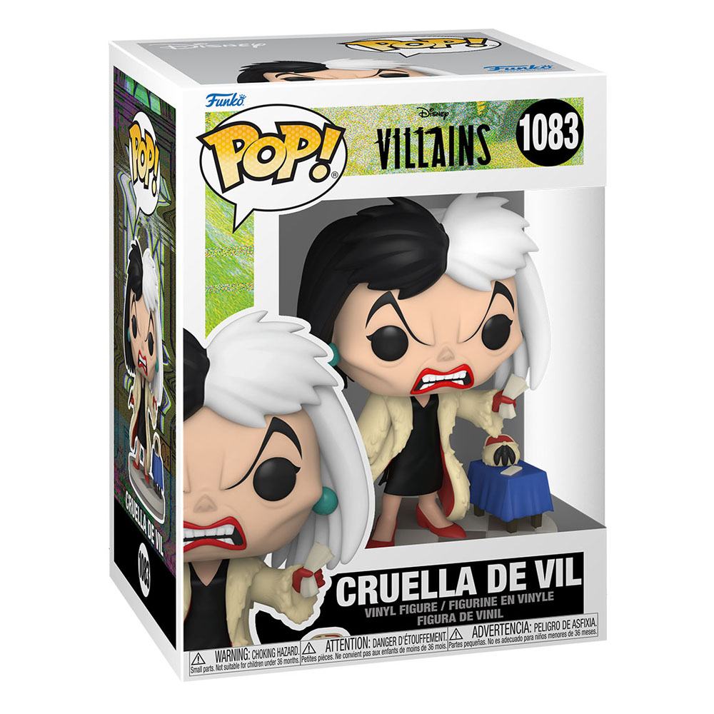 Disney: Villains POP! Disney Vinyl Figure Cruella de Vil 9 cm Funko