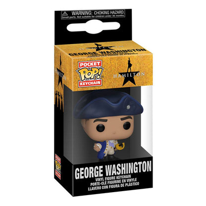 Hamilton Pocket POP! Vinyl Keychains 4 cm George Washington Display (12) Funko POP