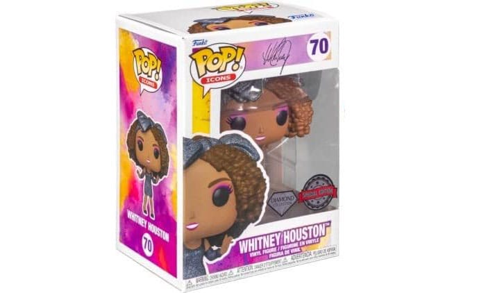 Whitney Houston POP! Icons Vinyl Figure Whitney Houston(HWIK)(DGLT) Exclusive 9 cm Funko POP
