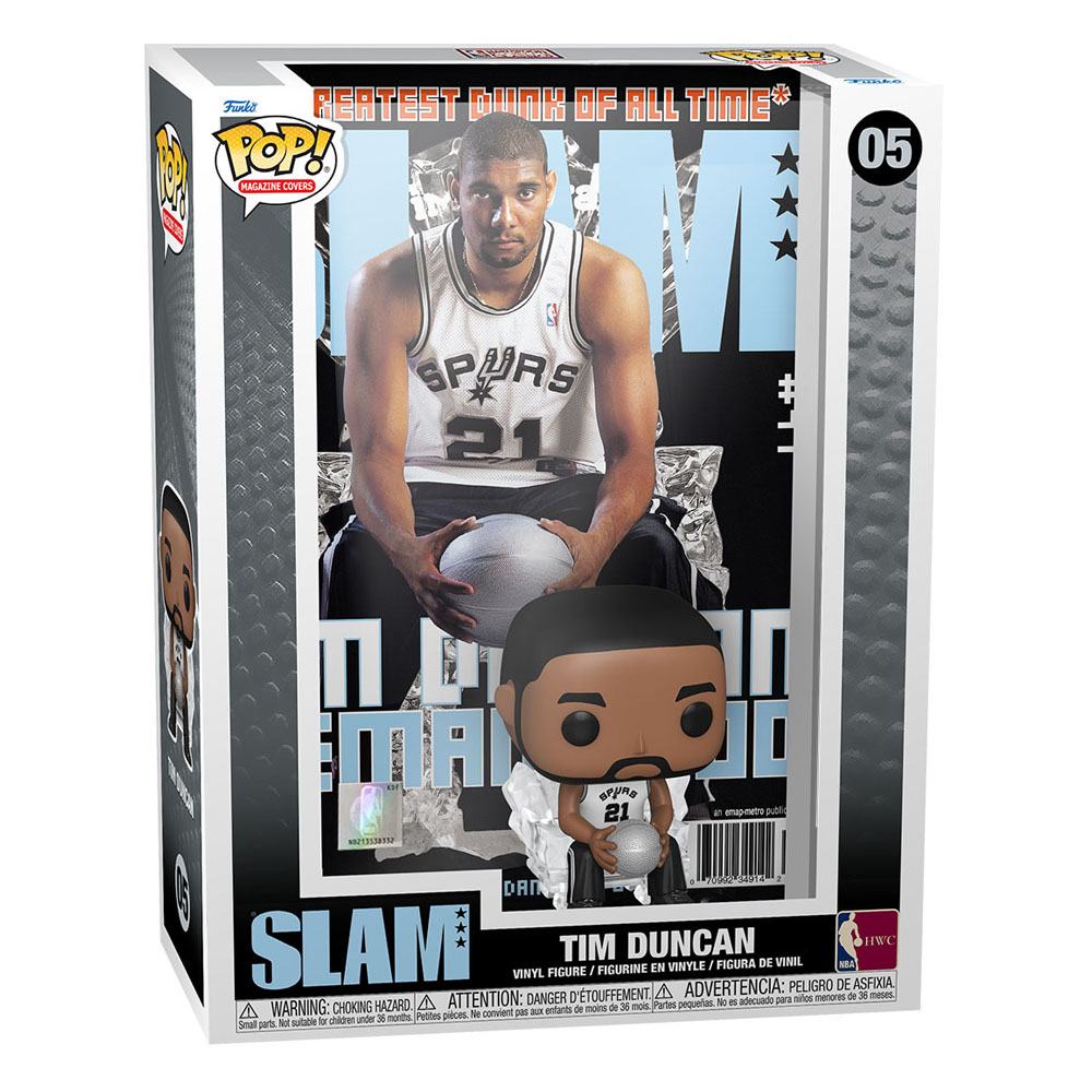 NBA Cover POP! Basketball Vinyl Figure Tim Duncan (SLAM Magazin) 9 cm Funko POP