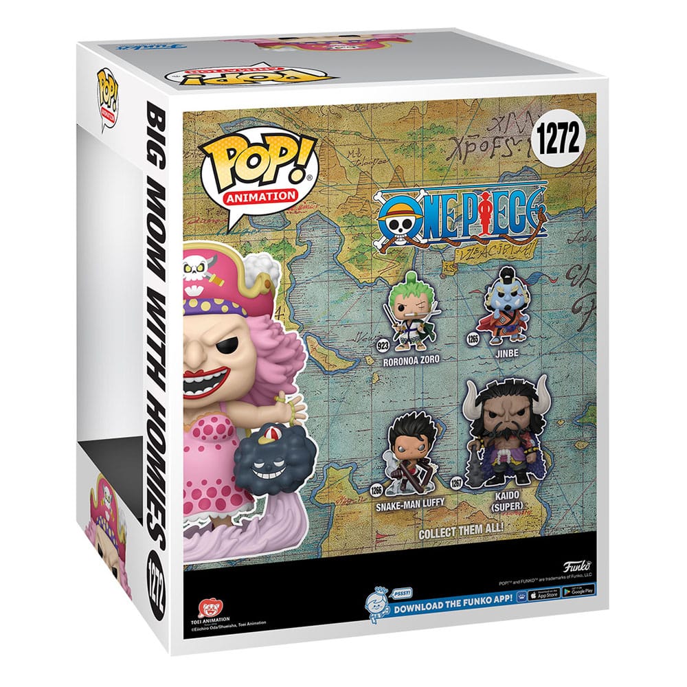 One Piece Super Sized POP! Animation Vinyl Figure Big Mom w/Homies 15 cm Funko POP