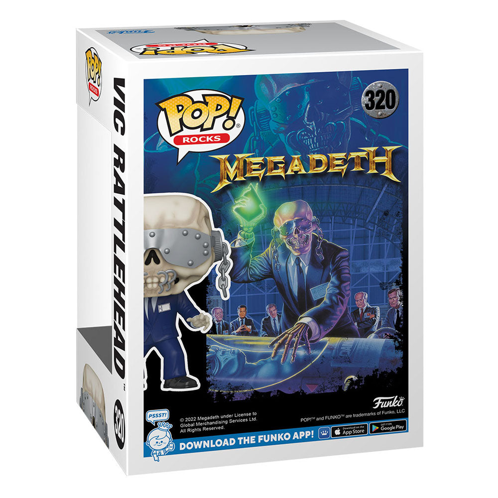 Megadeth POP! Rocks Vinyl Figure Vic Rattlehead 9 cm Funko POP