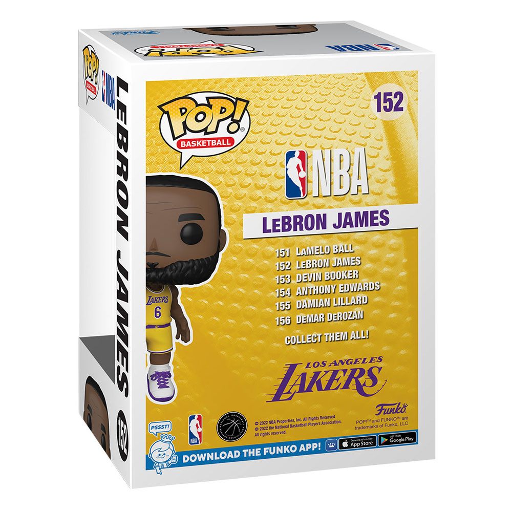 NBA POP! Sports Vinyl Figure LeBron James (Lakers) 9 cm Funko POP Funko