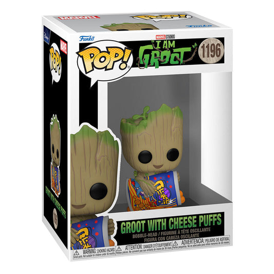 I Am Groot POP! Vinyl Figure Groot w/Cheese Puffs 9 cm Funko POP Funko