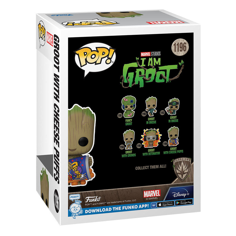 I Am Groot POP! Vinyl Figure Groot w/Cheese Puffs 9 cm Funko POP