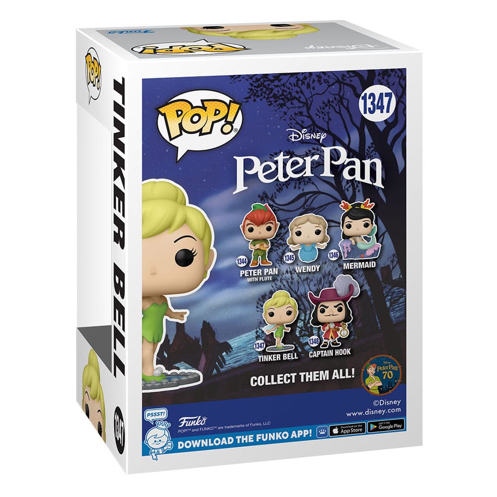 Peter Pan 70th Anniversary POP! Disney Vinyl Figure Tink on mirror 9 cm Funko POP Funko