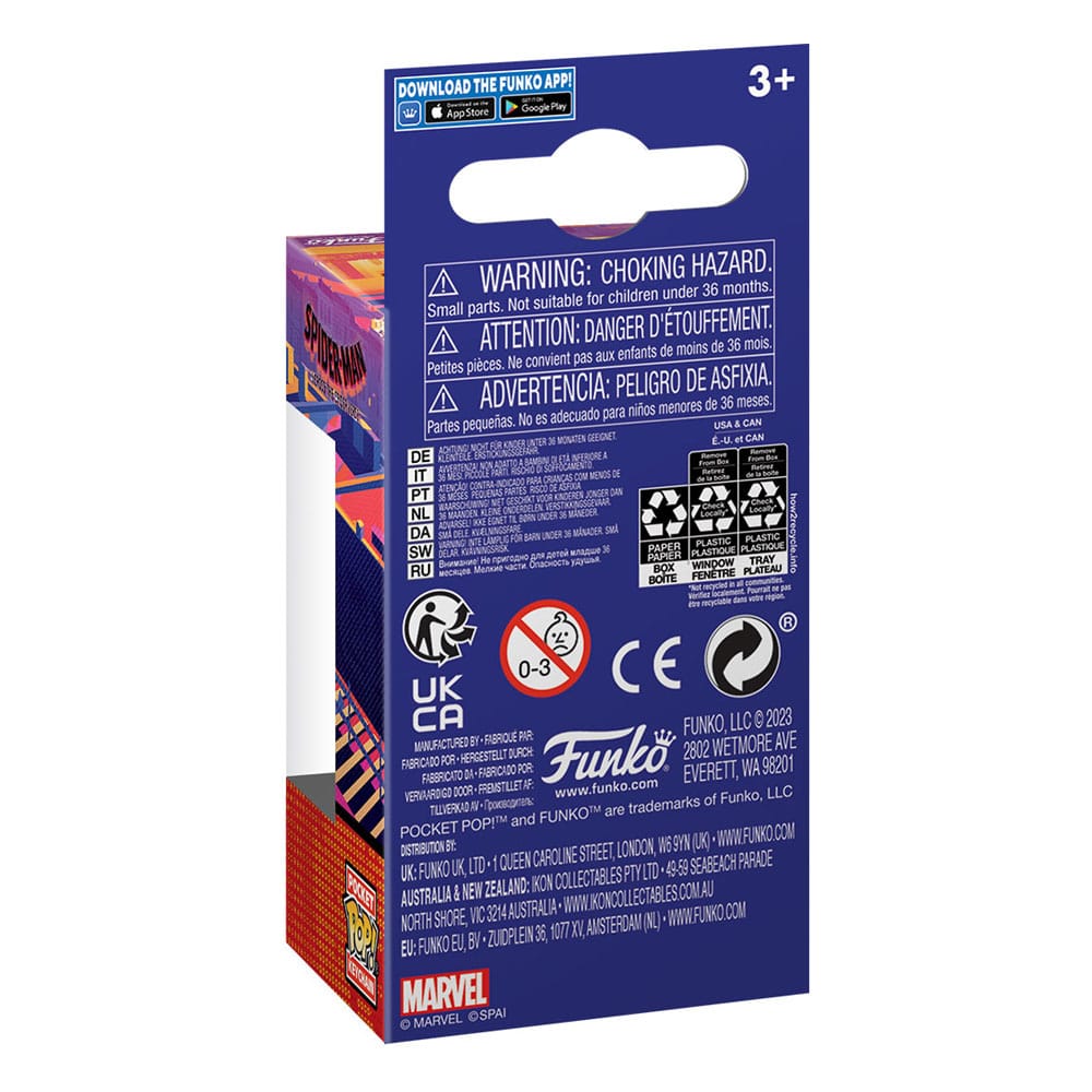 Spider-Man: Across the Spider-Verse POP! Vinyl Keychains 4 cm Spider-Man Display (12) Funko POP Funko