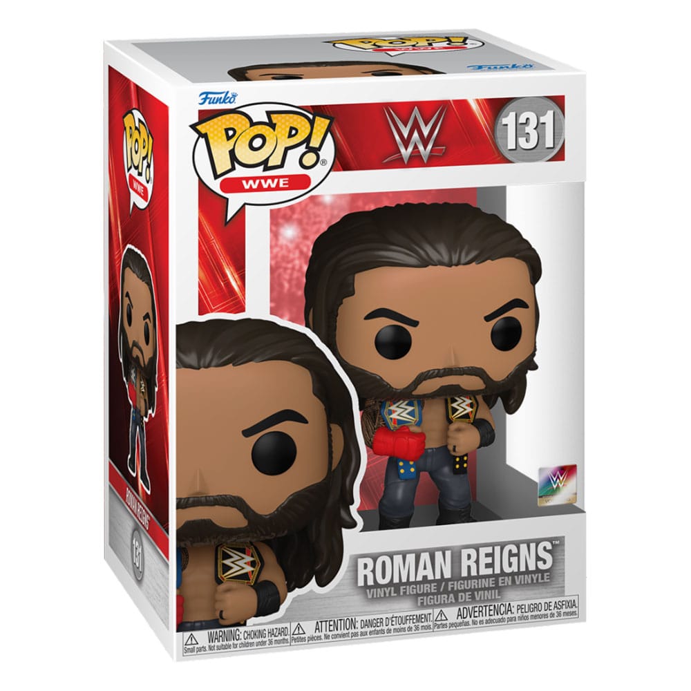 WWE POP! Vinyl Figure Roman Reigns w/Belts 9 cm Funko POP Funko