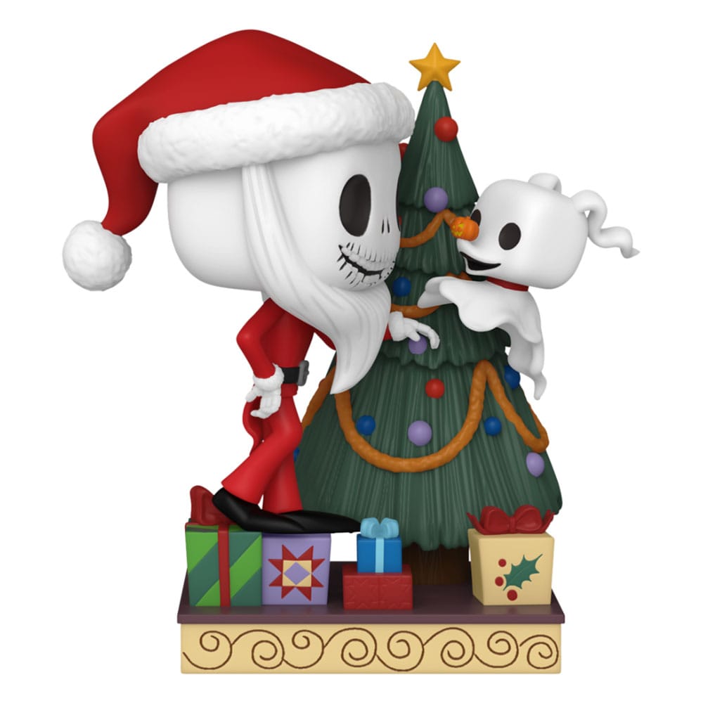 Nightmare before Christmas 30th POP! Deluxe Vinyl Figure Jack & Zero w/Tree 9 cm POP! Figures