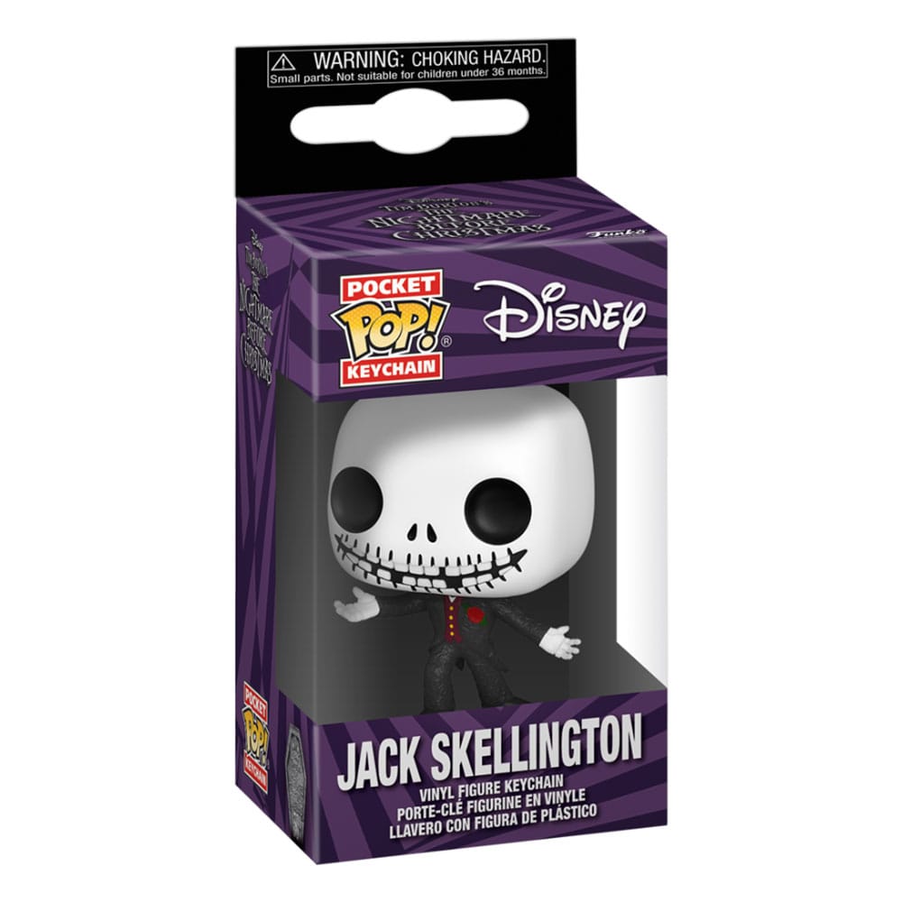 Nightmare before Christmas 30th POP! Vinyl Keychains 4 cm Formal Jack Display (12) Funko POP