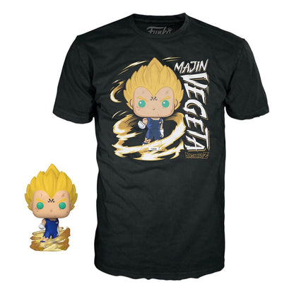 Dragonball Z POP! & Tee Box Majin Vegeta (Glow in the Dark) Funko POP