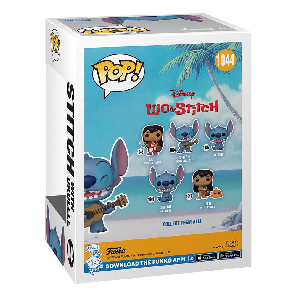 Lilo & Stitch POP! & Tee Box Ukelele Stitch (FL) Size L Mini-figures,T-shirts