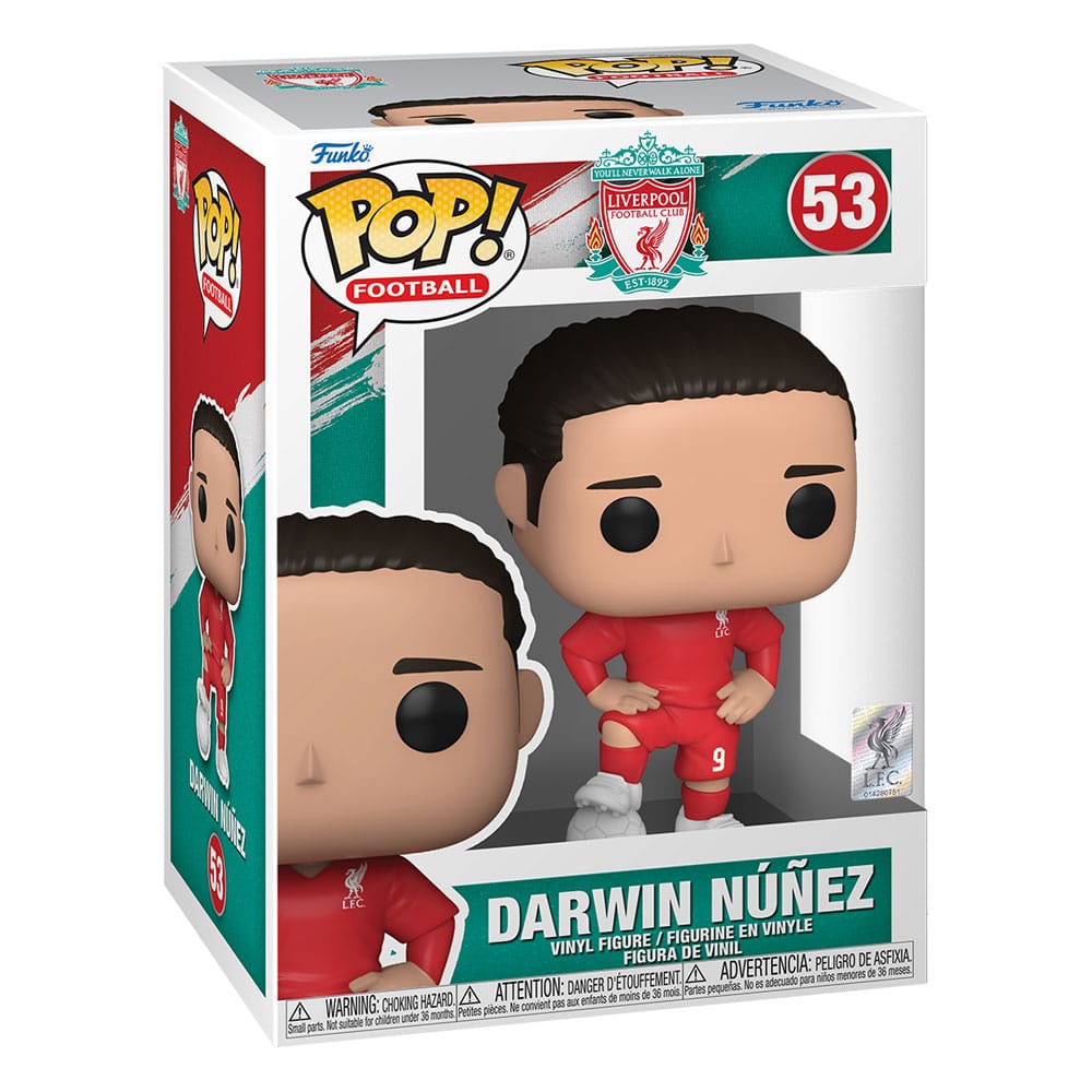 Liverpool F.C. POP! Football Vinyl Figure Darwin Núñez 9 cm Funko POP Funko