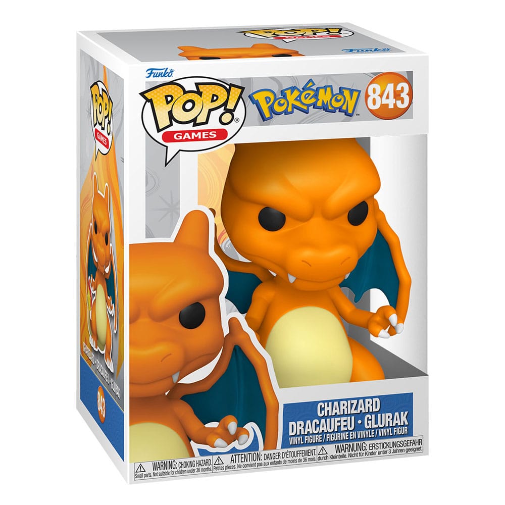 Pokemon POP! Games Vinyl Figure Charizard (EMEA) 9 cm Funko POP