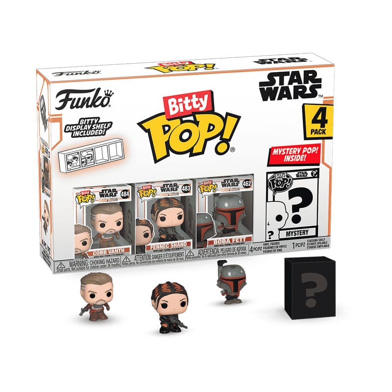 Star Wars: Mandalorian Bitty POP! Vinyl Figure 4-Pack Marshal 2,5 cm Funko