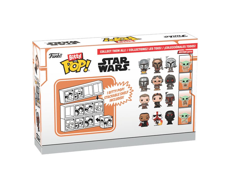Star Wars: Mandalorian Bitty POP! Vinyl Figure 4-Pack Marshal 2,5 cm Funko