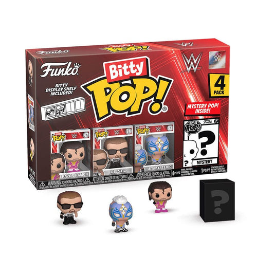 WWE Bitty POP! Vinyl Figure 4-Pack Razor Ramon 2,5 cm Mini-figures