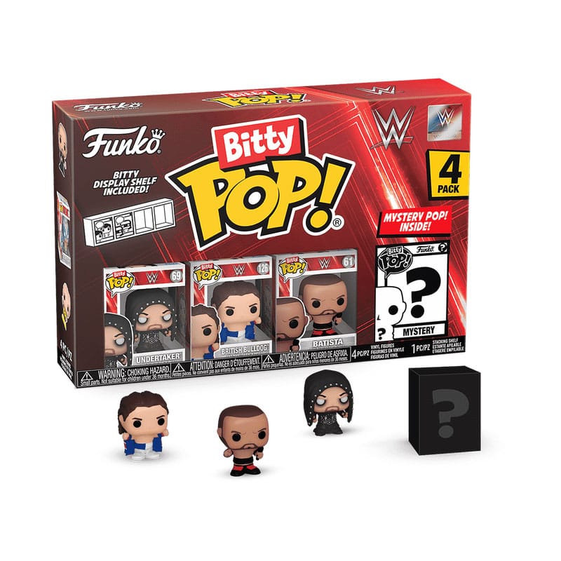 WWE Bitty POP! Vinyl Figure 4-Pack The Undertaker 2,5 cm Mini-figures