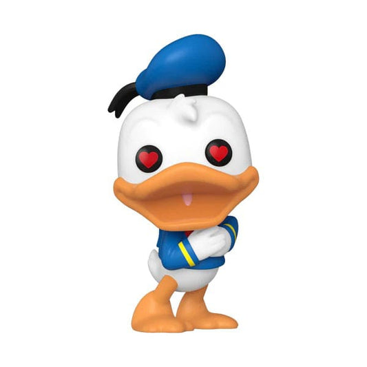 Disney DD 90th Anniversary POP! Disney Vinyl Figure Donald Duck(heart eyes) 9 cm Funko POP Funko