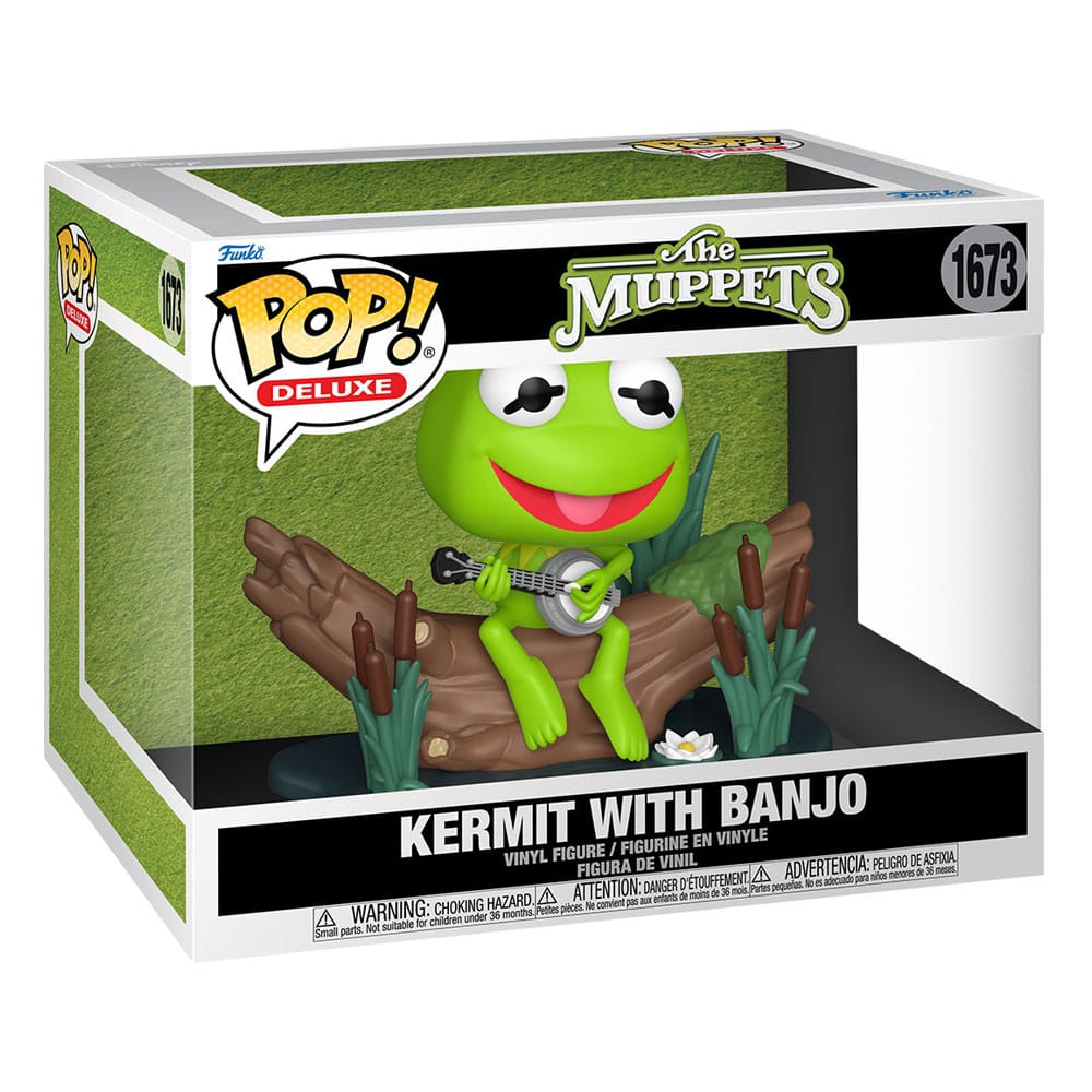 The Muppets POP! Deluxe Vinyl Figure Kermit with Banjo 9 cm Funko