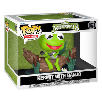The Muppets POP! Deluxe Vinyl Figure Kermit with Banjo 9 cm Funko