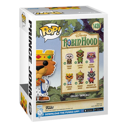 Robin Hood POP! Disney Vinyl Figure Prince John 9 cm Funko POP Funko