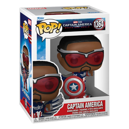 Captain America Brave New World POP! Movies Vinyl Figure Captain America 9 cm Funko