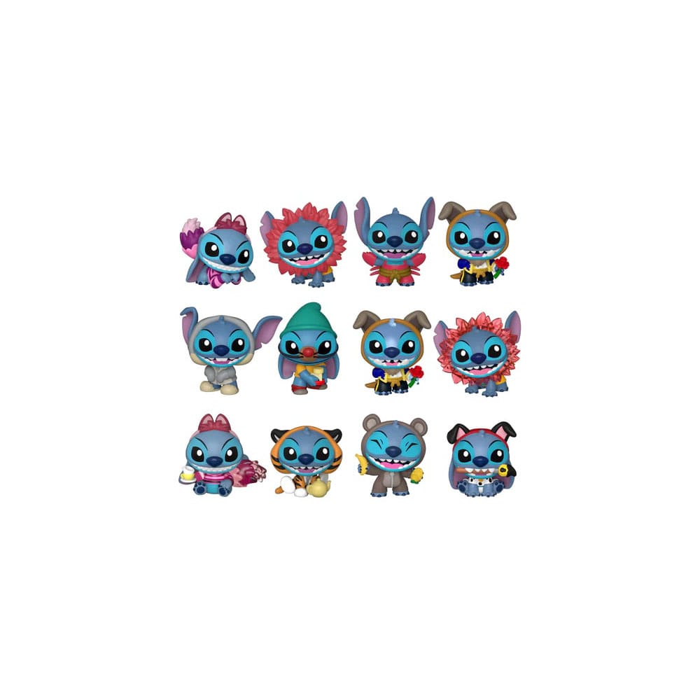 Disney Mystery Mini Figures 5 cm Stitch in Costume Display (12) Funko POP
