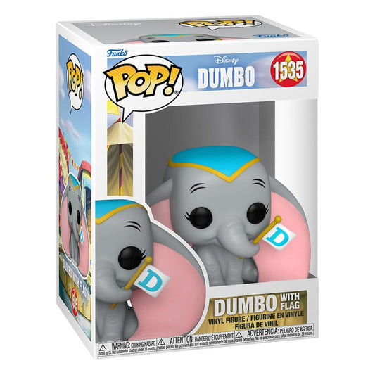 Dumbo POP! Disney Vinyl Figure Dumbo w/flag 9 cm Funko