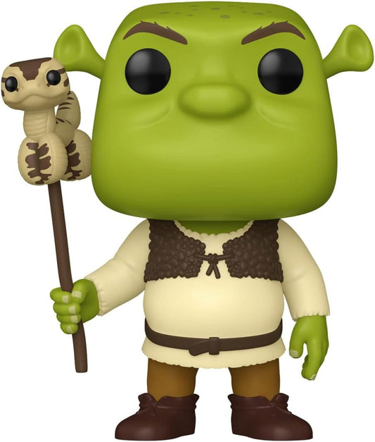 Shrek POP! Movies Vinyl Figure 30th Anniversary Shrek w/Snake 9 cm Funko POP
