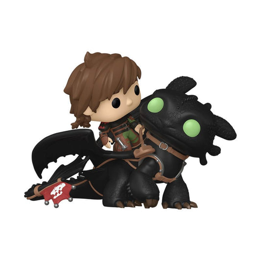 How to Train Your Dragon POP! Rides Deluxe Vinyl Hiccup w/Toothless 9 cm Funko POP Funko