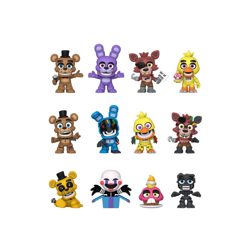 Five Night's at Freddy Mini Figures FNAF (10y Anniversary) 5 cm Display (12) Funko POP