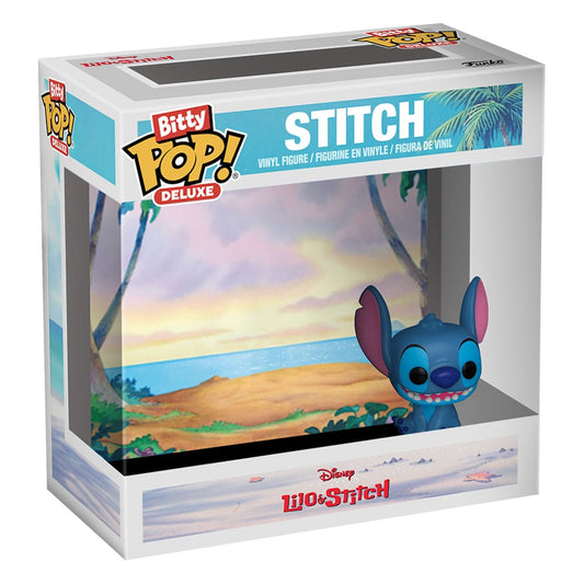 Disney Bitty POP! Deluxe Vinyl Figure Stitch(Beach) Display (12) 2,5 cm Funko